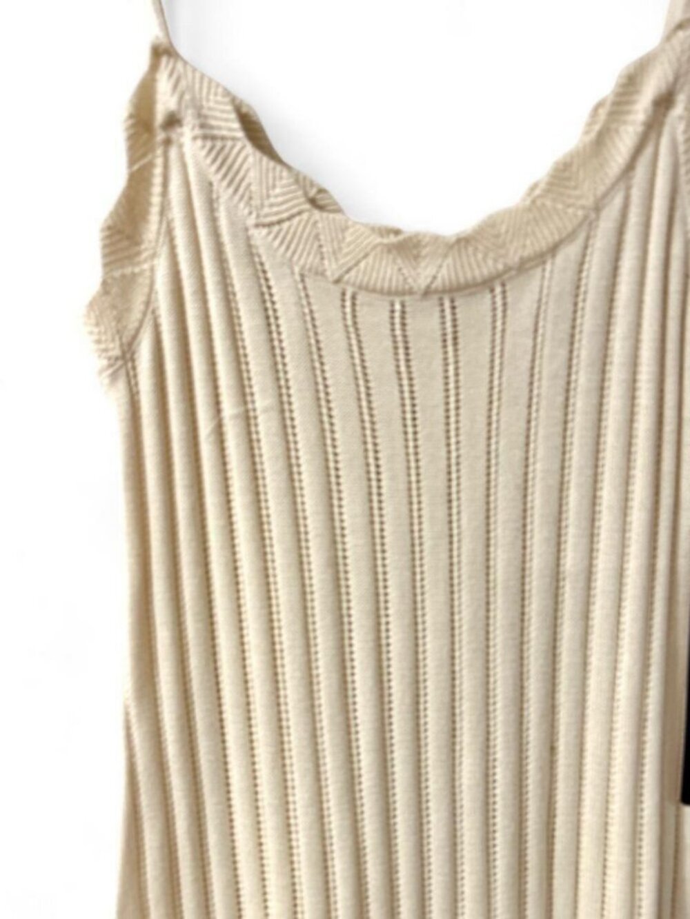 Madden Girl Cream Full Length Beach Dress